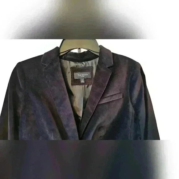 TALBOTS Velvet Blazer - 6P - Picture 2 of 10